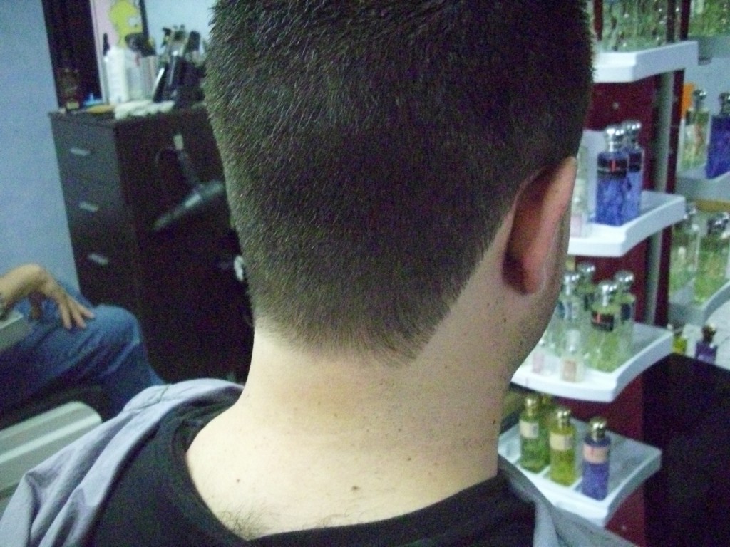 Detalle corte de pelo