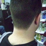 Detalle corte de pelo