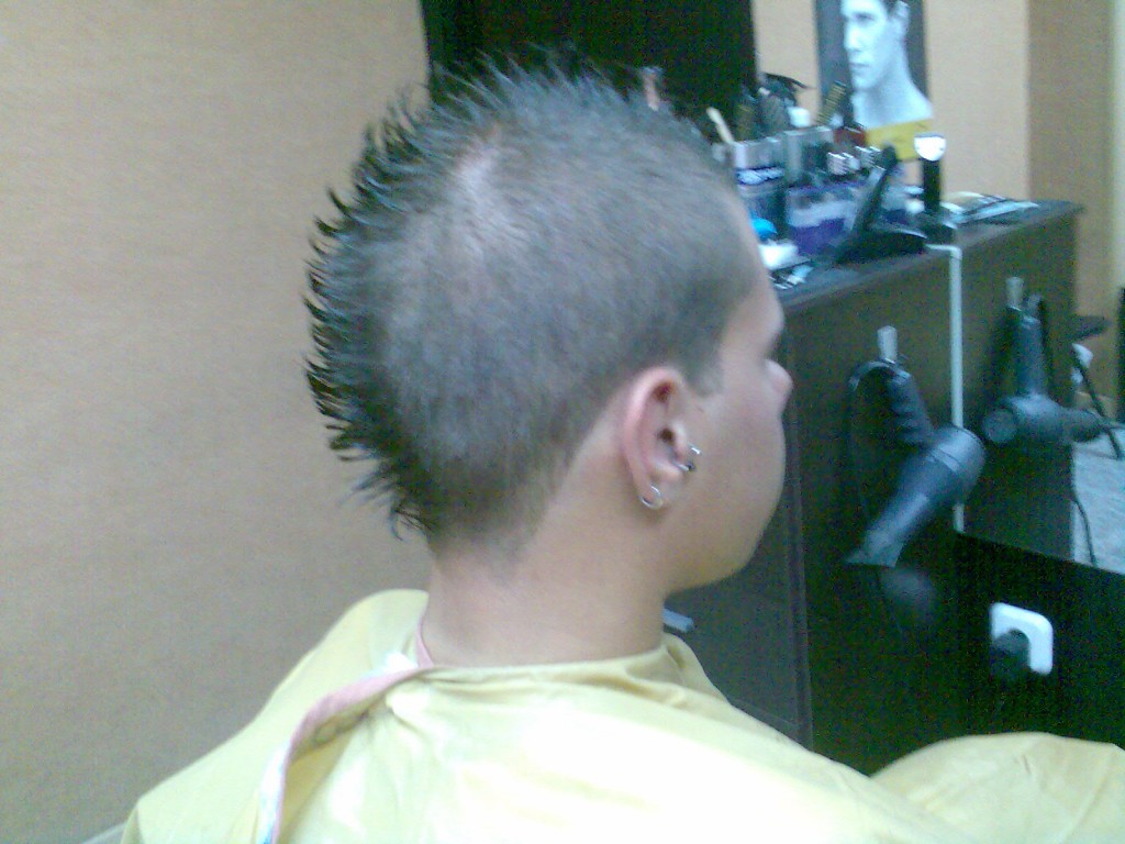 Corte de pelo cresta